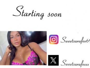 sweetsarafoxxx webcam model stream image