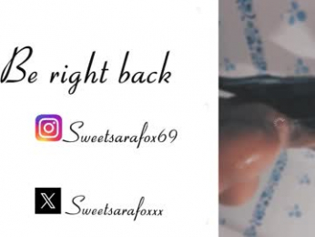 sweetsarafoxxx webcam model stream image
