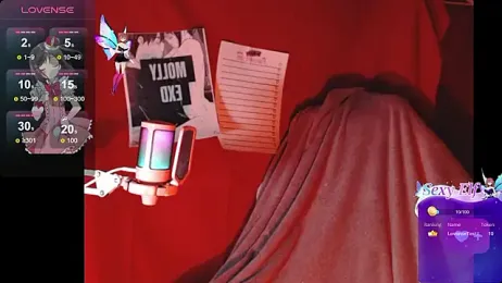 mollyEXD webcam model stream image