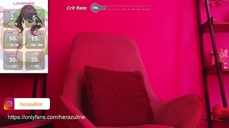 Herazuline webcam model stream image