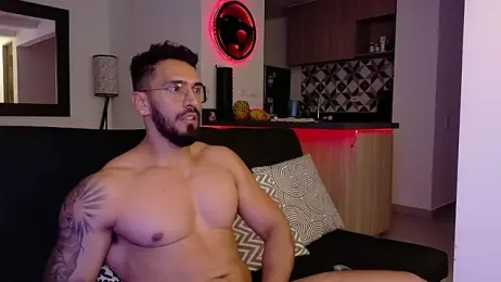 tony_muscle webcam model stream image