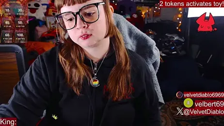 VelvetDiablo webcam model stream image