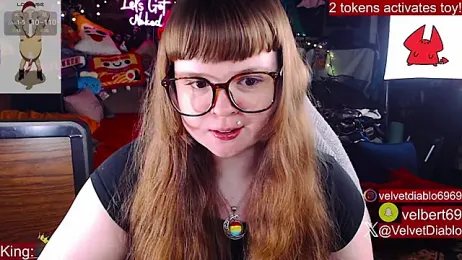 VelvetDiablo webcam model stream image