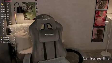 MiroslavaLime webcam model stream image