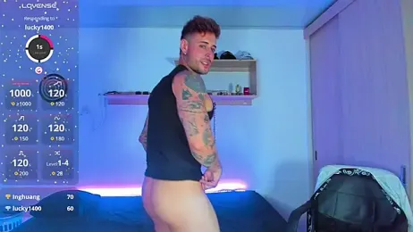 Ares_blue webcam model stream image