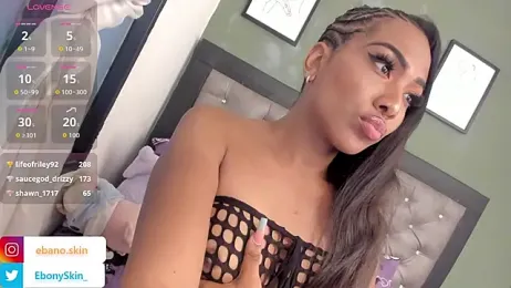 EbonySkin webcam model stream image
