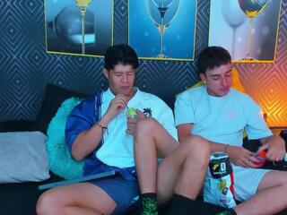 Kazuya & Jack webcam model stream image