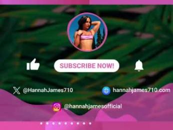 hannahjames710 chaturbate stream image, 07.06.2026 14:50